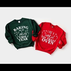 Christmas pregnancy announcement Baking more than cookies this year